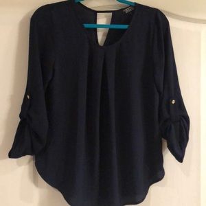 Navy Blouse